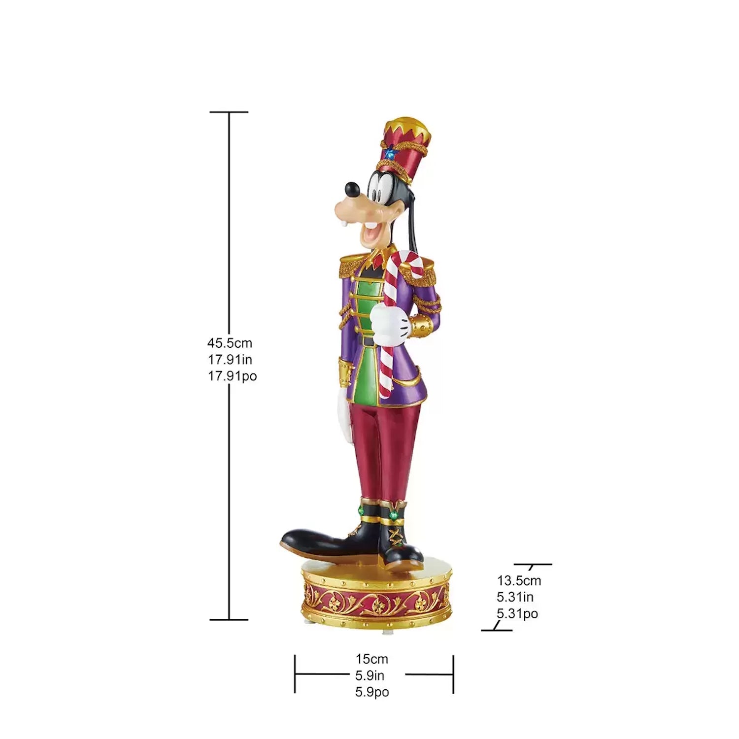 Disney Christmas Mickey & Goofy Nutcrackers [Memorabilia] Memorabilia Disney   