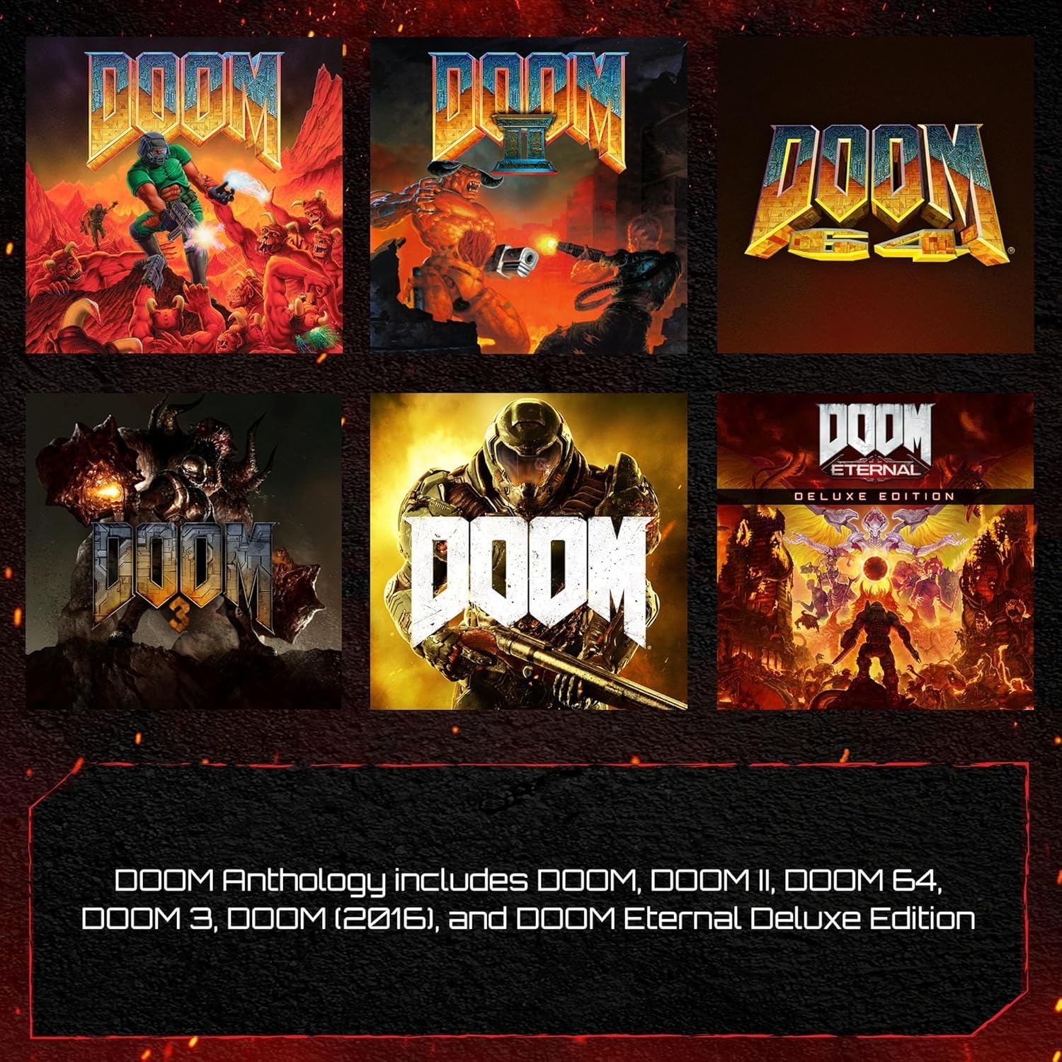 Doom Anthology Collector's Edition [Xbox One / Xbox Series X] Xbox Series X Video Game Bethesda   