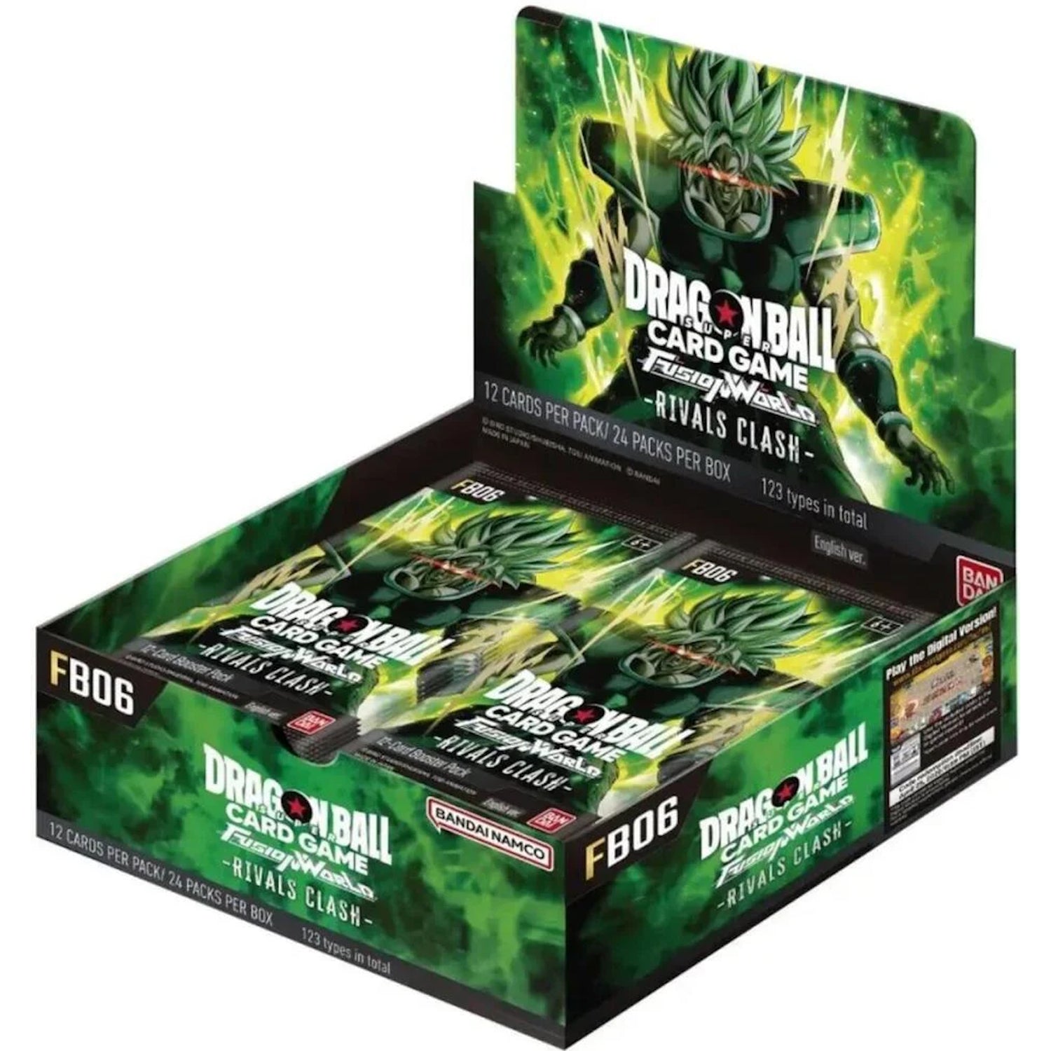 Dragon Ball Super TCG: Fusion World Rivals Clash Booster Box [FB06]- 24 Packs Card Game Bandai Namco