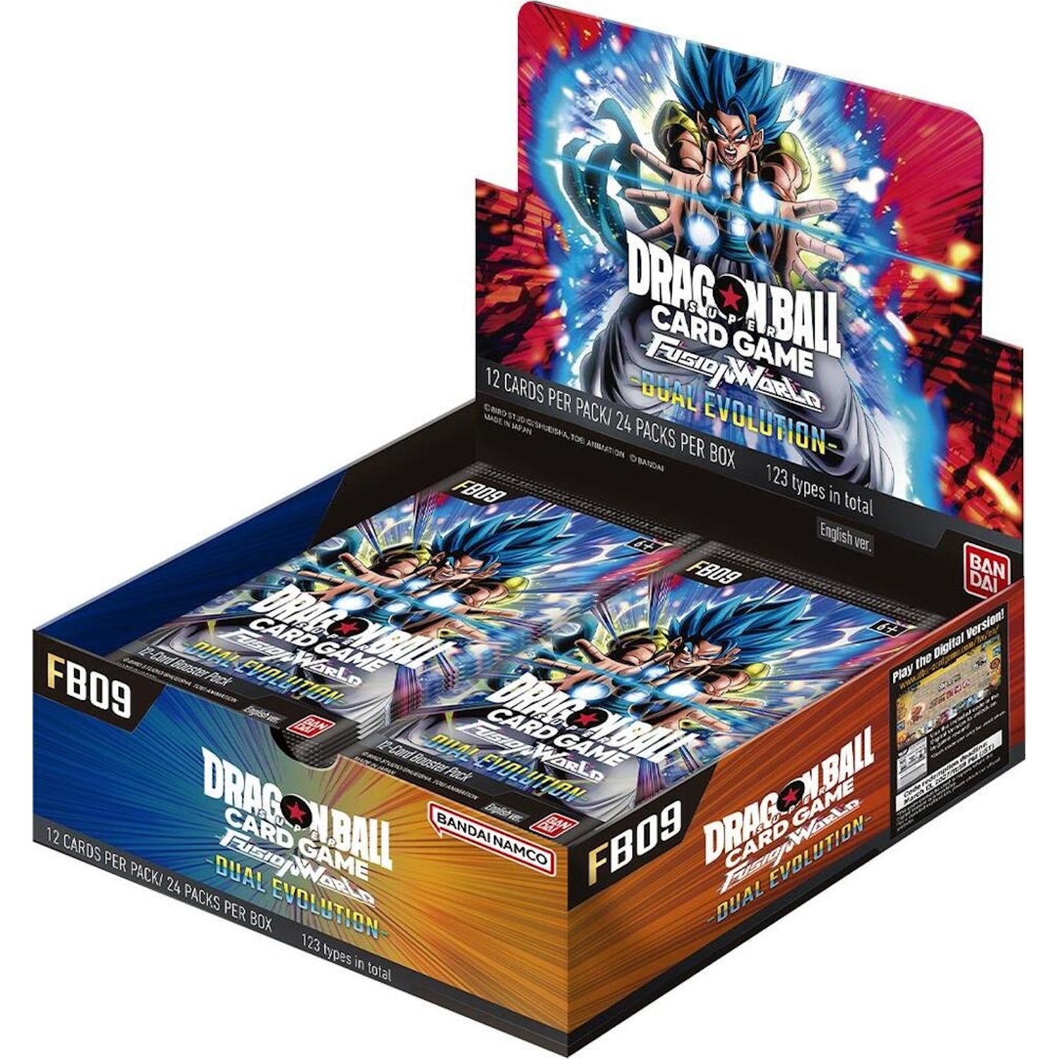 Dragon Ball Super TCG: Fusion World Dual Evolution Booster Box [FB09] - 24 Packs Card Game Bandai Namco