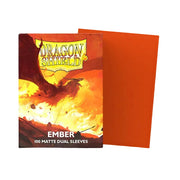 Dragon Shield Sleeves Dual Matte Ember - 100 Sleeves Card Game Accessories Dragon Shield