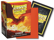 Dragon Shield Sleeves Dual Matte Ember - 100 Sleeves Card Game Accessories Dragon Shield