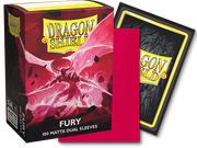 Dragon Shield Sleeves Dual Matte Fury - 100 Sleeves Card Game Accessories Dragon Shield