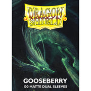 Dragon Shield Sleeves Dual Matte Gooseberry - 100 Sleeves Card Game Accessories Dragon Shield