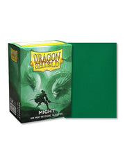 Dragon Shield Sleeves Dual Matte Might - 100 Sleeves Card Game Accessories Dragon Shield