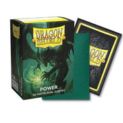 Dragon Shield Sleeves Dual Matte Power Green - 100 Sleeves Card Game Accessories Dragon Shield