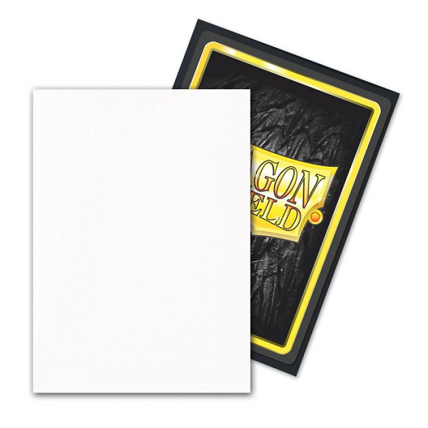 Dragon Shield Sleeves Dual Matte Snow - 100 Sleeves Card Game Accessories Dragon Shield