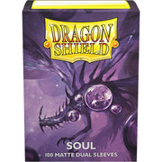 Dragon Shield Sleeves Dual Matte Soul - 100 Sleeves Card Game Accessories Dragon Shield