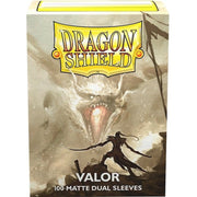 Dragon Shield Sleeves Dual Matte Valor - 100 Sleeves Card Game Accessories Dragon Shield