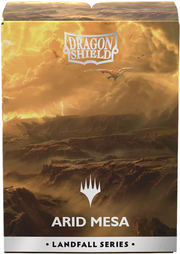 Dragon Shield Sleeves: Magic: The Gathering TCG: Landfall Series [Arid Mesa] - 100 Standard Size Sleeves Card Game Accessories Dragon Shield