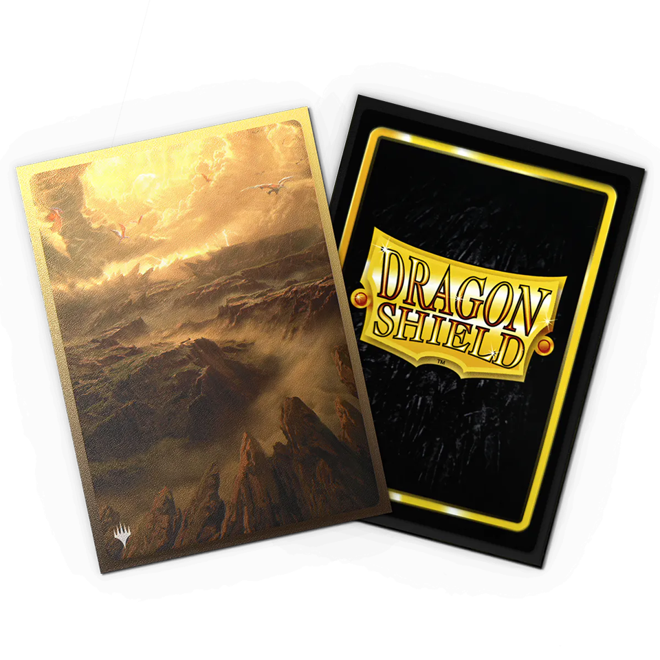 Dragon Shield Sleeves: Magic: The Gathering TCG: Landfall Series [Arid Mesa] - 100 Standard Size Sleeves Card Game Accessories Dragon Shield