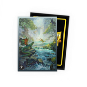 Dragon Shield Sleeves: Magic: The Gathering TCG: Landfall Series [Misty Rainforest] - 100 Standard Size Sleeves Card Game Accessories Dragon Shield