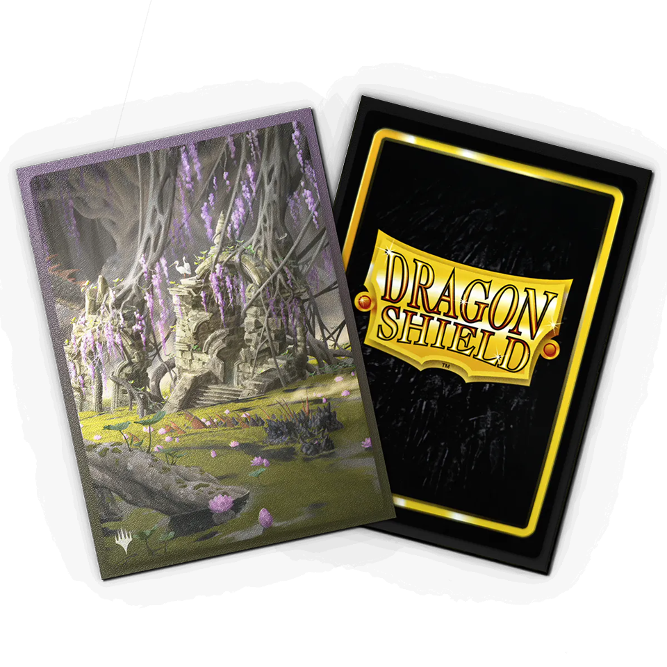 Dragon Shield Sleeves: Magic: The Gathering TCG: Landfall Series [Verdant Catacombs] - 100 Standard Size Sleeves Card Game Accessories Dragon Shield