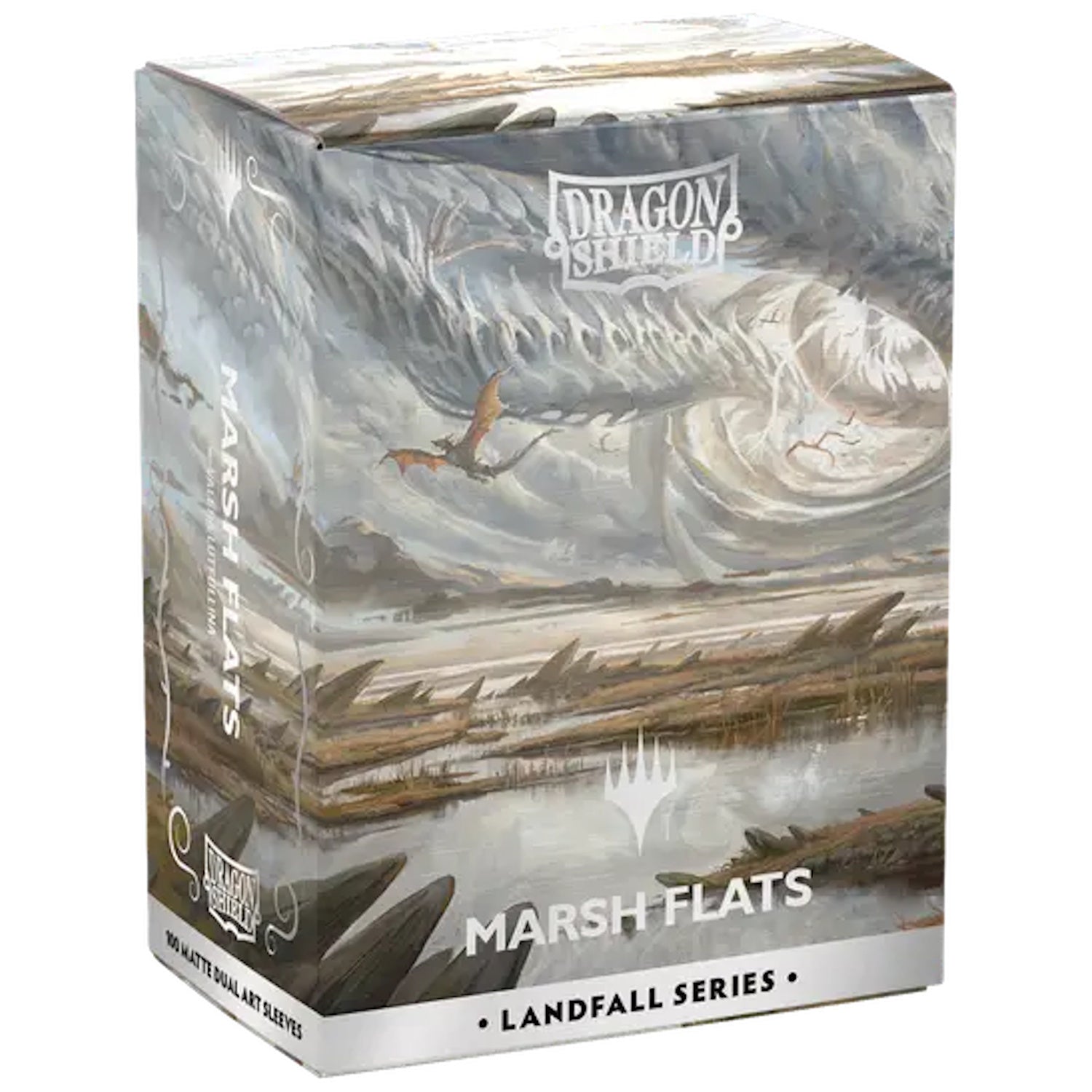 Dragon Shield Sleeves: Magic: The Gathering TCG: Landfall Series [Marsh Flats] - 100 Standard Size Sleeves Card Game Accessories Dragon Shield