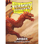 Dragon Shield Sleeves: Matte Amber - 100 Sleeves Card Game Accessories Dragon Shield