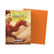 Dragon Shield Sleeves: Matte Amber - 100 Sleeves Card Game Accessories Dragon Shield