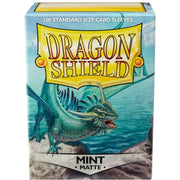 Dragon Shield Sleeves Matte Mint - 100 Sleeves Card Game Accessories Dragon Shield