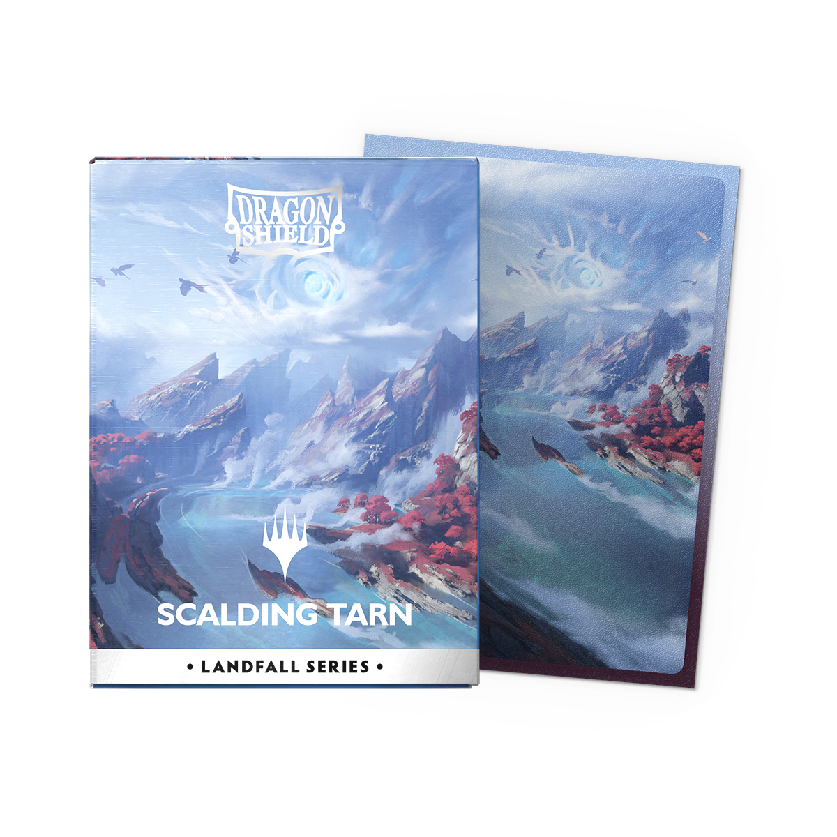 Dragon Shield Sleeves: Magic: The Gathering TCG: Landfall Series [Scalding Tarn] - 100 Standard Size Sleeves Card Game Accessories Dragon Shield