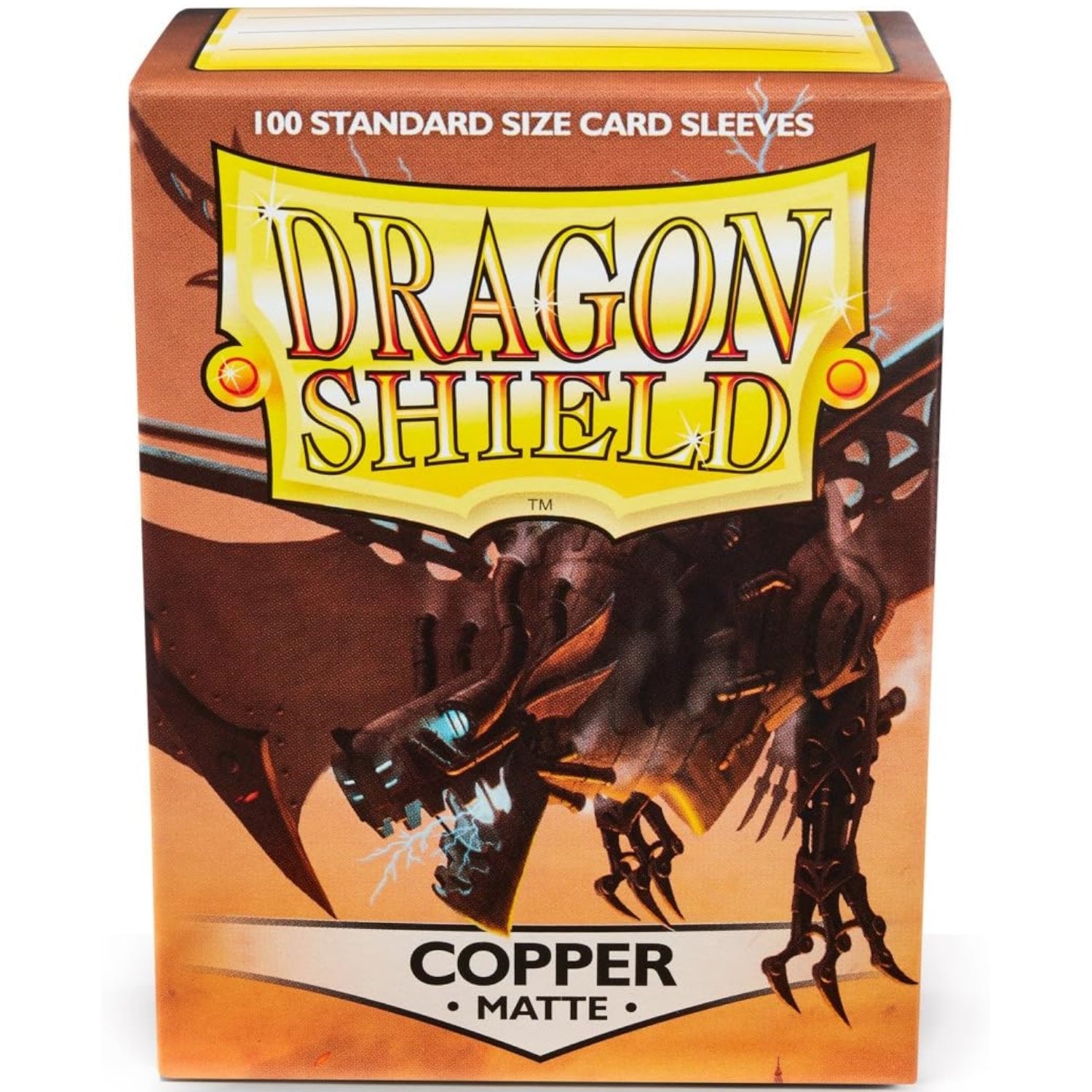 Dragon Shield Sleeves: Matte Copper - 100 Standard Size Sleeves Card Game Dragon Shield   