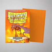 Dragon Shield Sleeves: Matte Orange - 100 Standard Size Sleeves Card Game Dragon Shield   