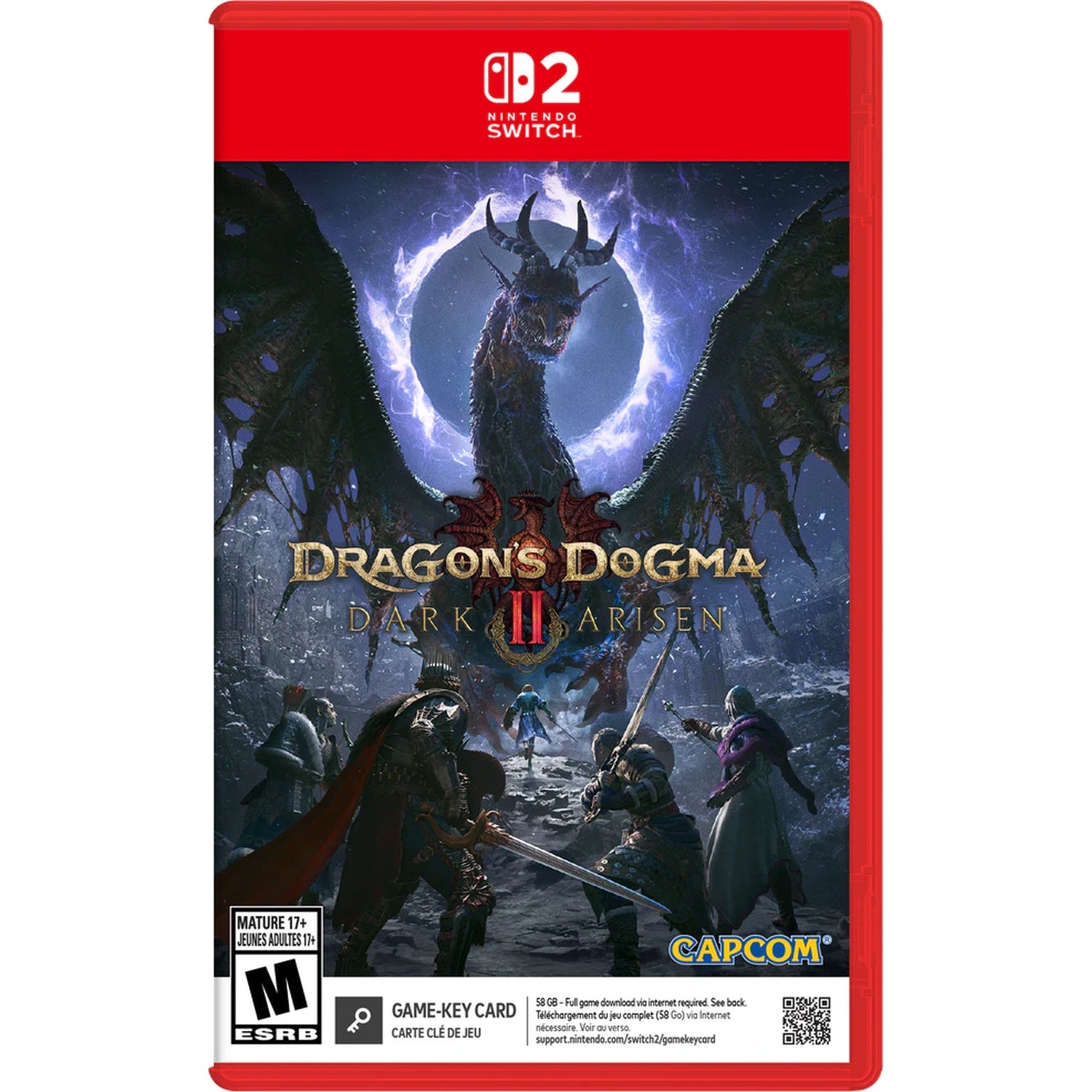 Dragon's Dogma: Dark Arisen [Nintendo Switch 2][Game-Key Card] Nintendo Switch 2 Video Game Capcom