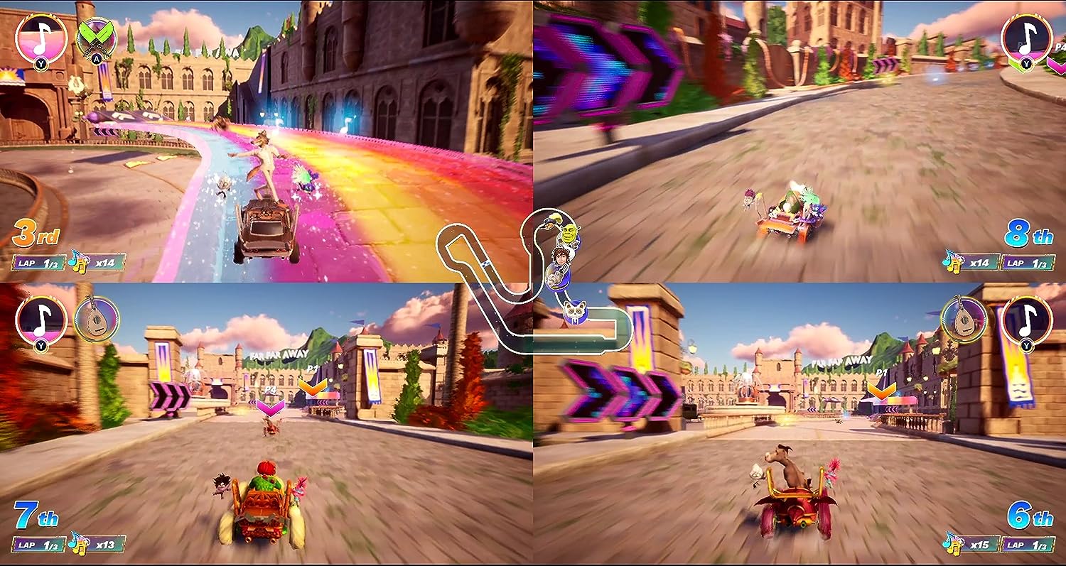 DreamWorks All-Star Kart Racing [Xbox One / Xbox Series X] Xbox Series X Video Game GameMill Entertainment   