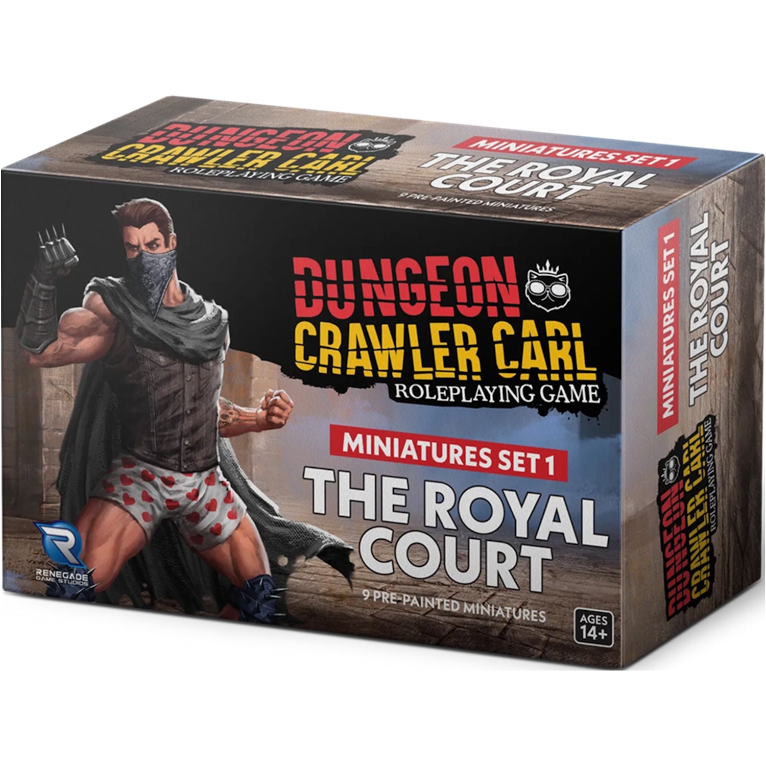 Dungeon Crawler Carl RPG Miniatures Set 1: The Royal Court Board Game Renegade Game Studios