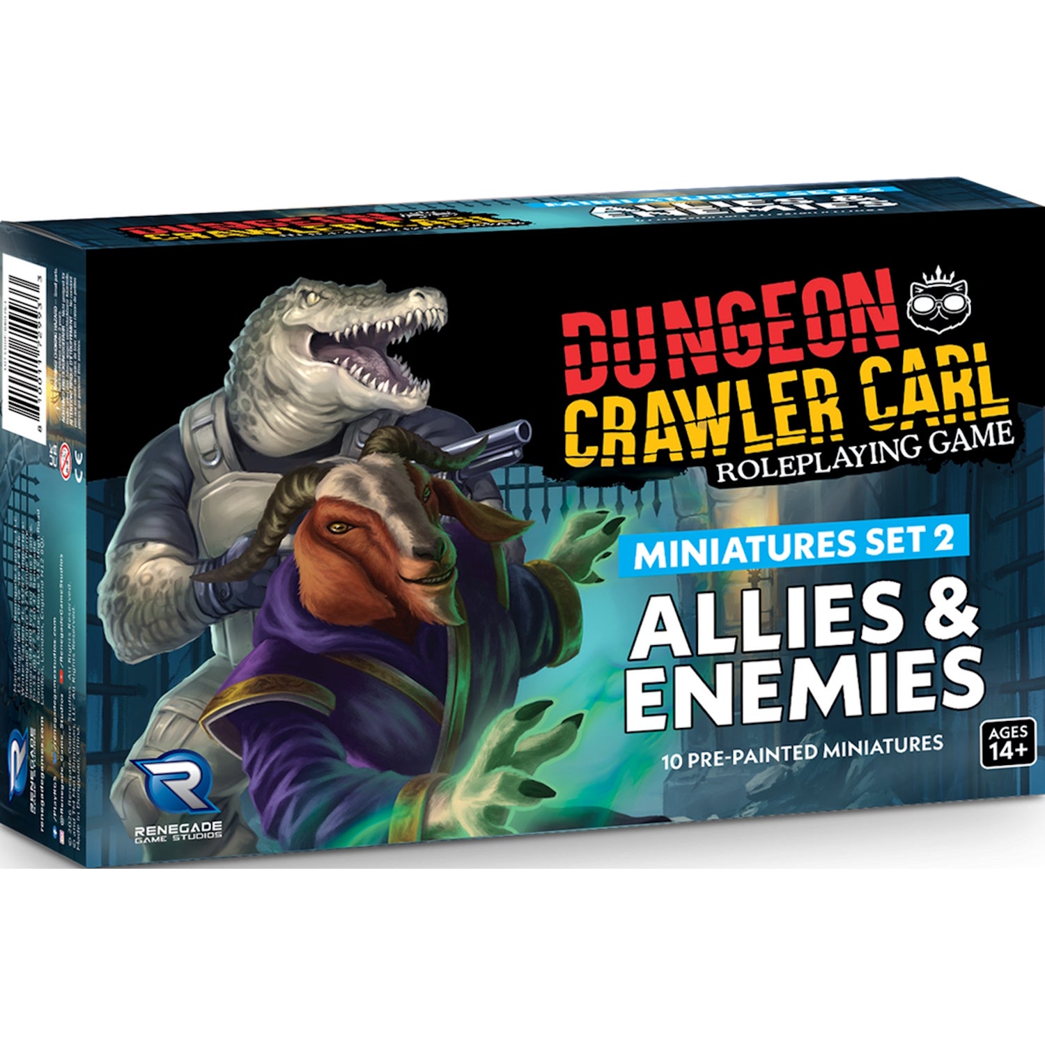 Dungeon Crawler Carl RPG Miniatures Set 2: Allies & Enemies Board Game Renegade Game Studios