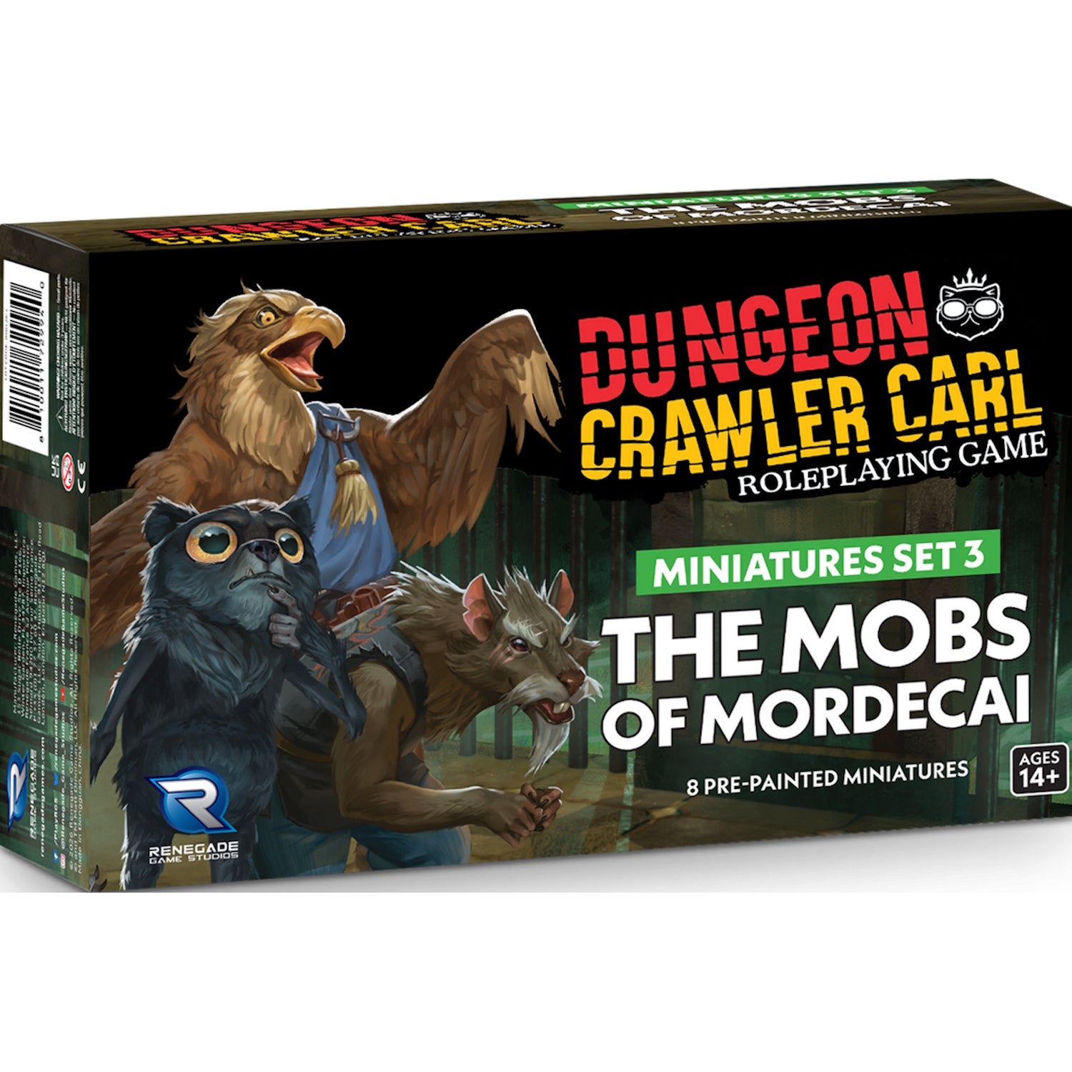 Dungeon Crawler Carl RPG Miniatures Set 3: Mobs of Mordecai Board Game Renegade Game Studios