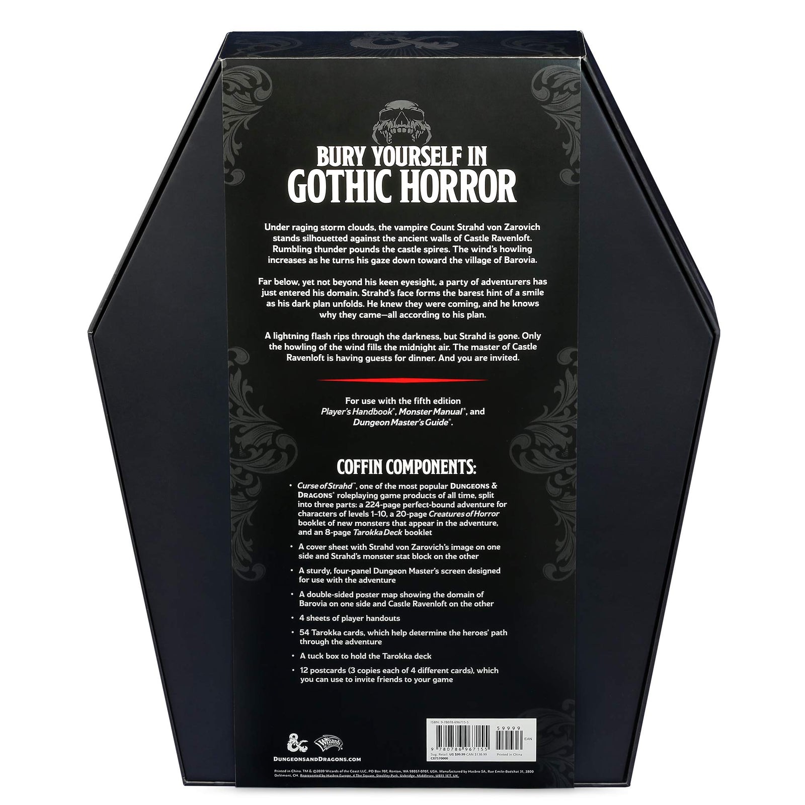 Dungeons & Dragons: Curse of Strahd Revamped Collector's Edition [RPG Style Game] Board Game Wizards of the Coast   