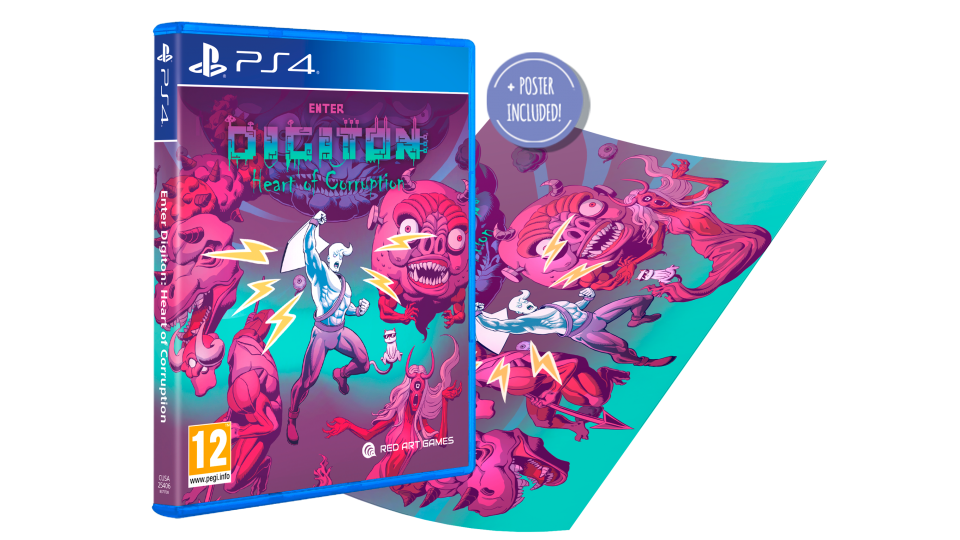 Enter Digiton: Heart of Corruption [PlayStation 4] PlayStation 4 Video Game Red Art Games
