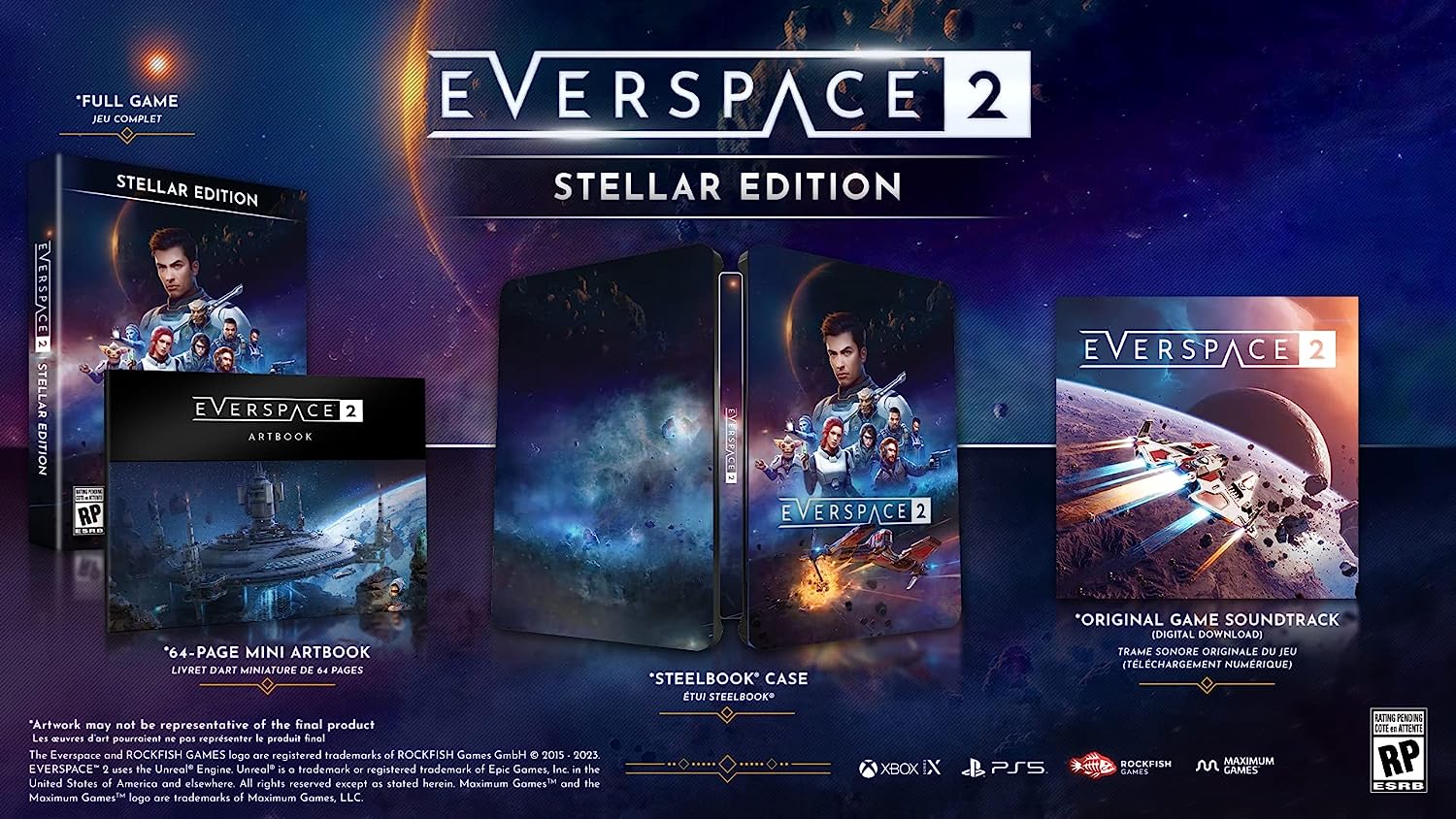 EVERSPACE 2: Stellar Edition [Xbox Series X] Xbox Series X Video Game Maximum Games   