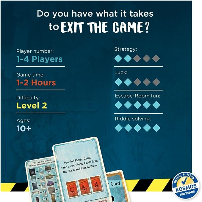Exit: The Game - The Haunted Roller Coaster [Board Game, 1-4 Players] Board Game Thames and Kosmos   