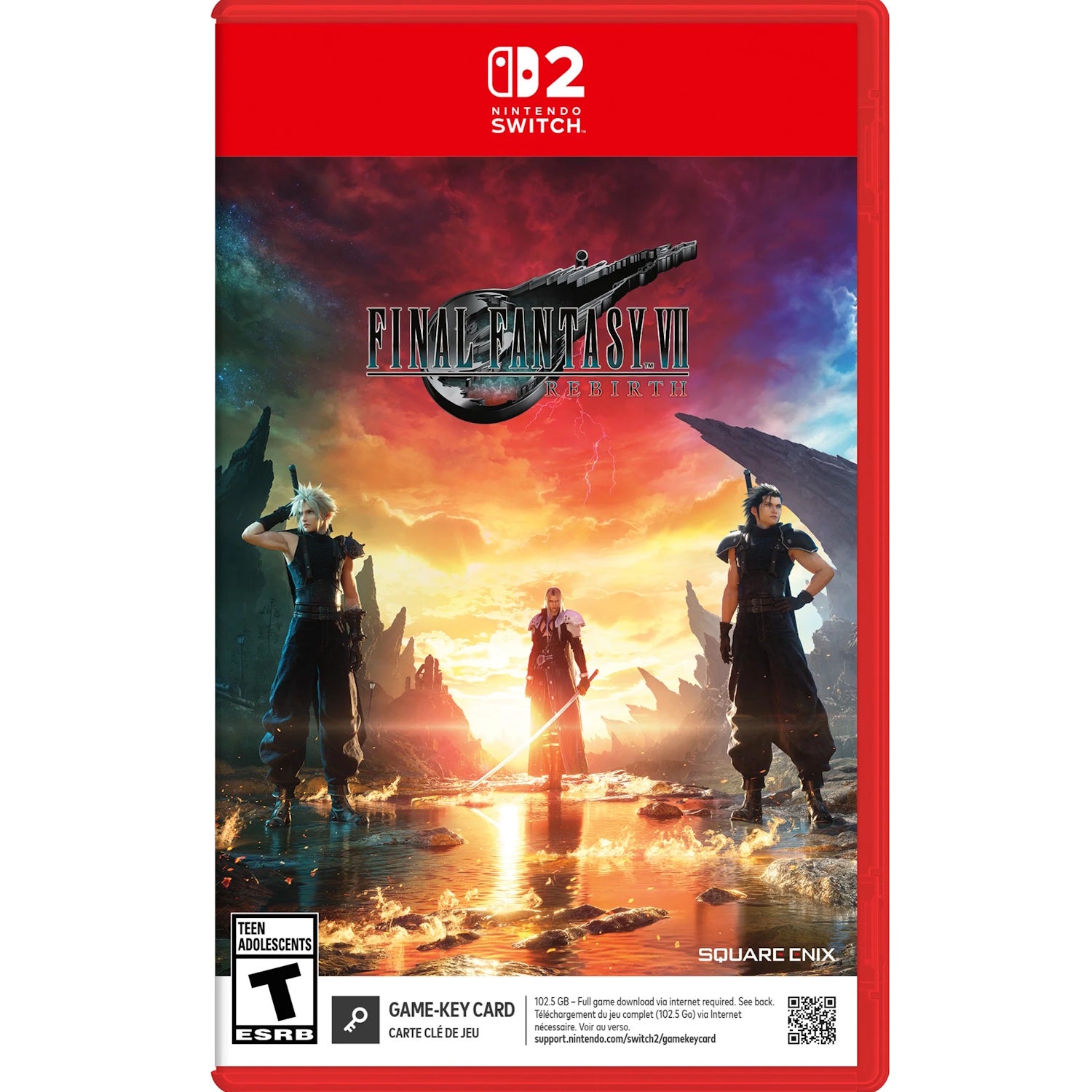 Final Fantasy VII Rebirth MTG Edition with Magic: The Gathering - W/ Final Fantasy Promo Card [Nintendo Switch 2] Nintendo Switch 2 Video Game Square Enix