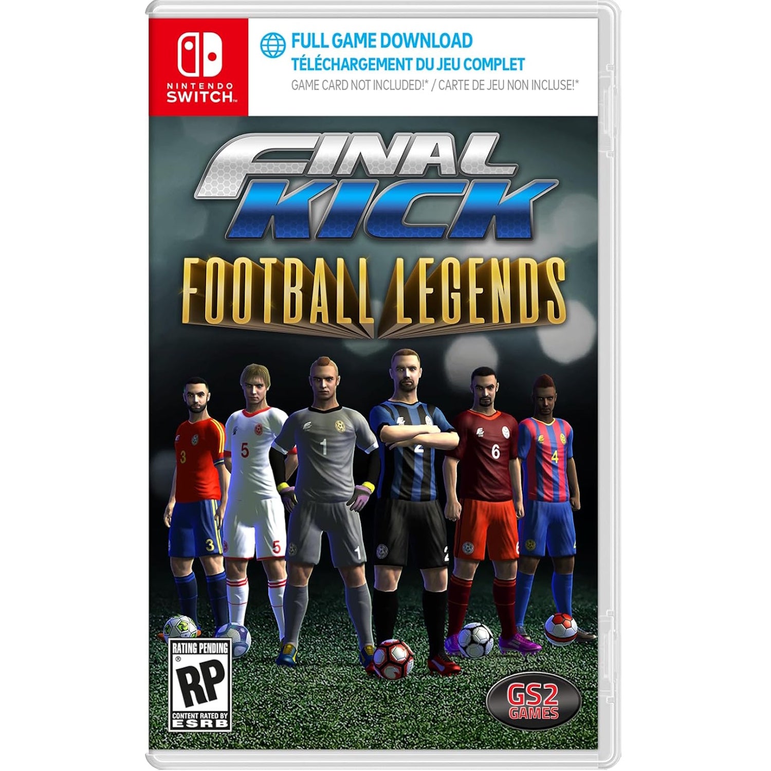 Final Kick: Football Legends - Code in Box [Nintendo Switch] Nintendo Switch Video Game GS2 Games