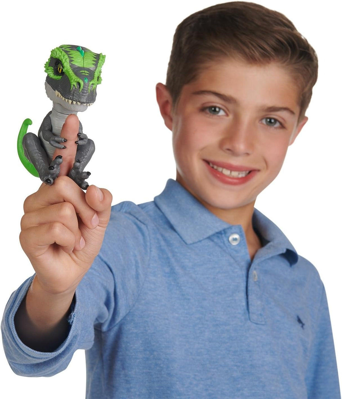 Fingerlings: Untamed Tracker Dino T-Rex (Black/Green) Toys & Games Shopville