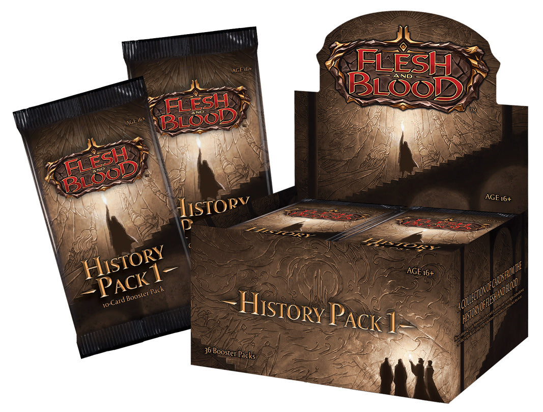 Flesh and Blood TCG: History Pack 1 Booster Box - 36 Packs Card Game Legend Story Studios   
