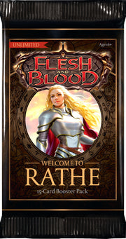 Flesh & Blood TCG: Welcome to Rathe Unlimited Edition Booster Box - 24 Packs Card Game Legend Story Studios