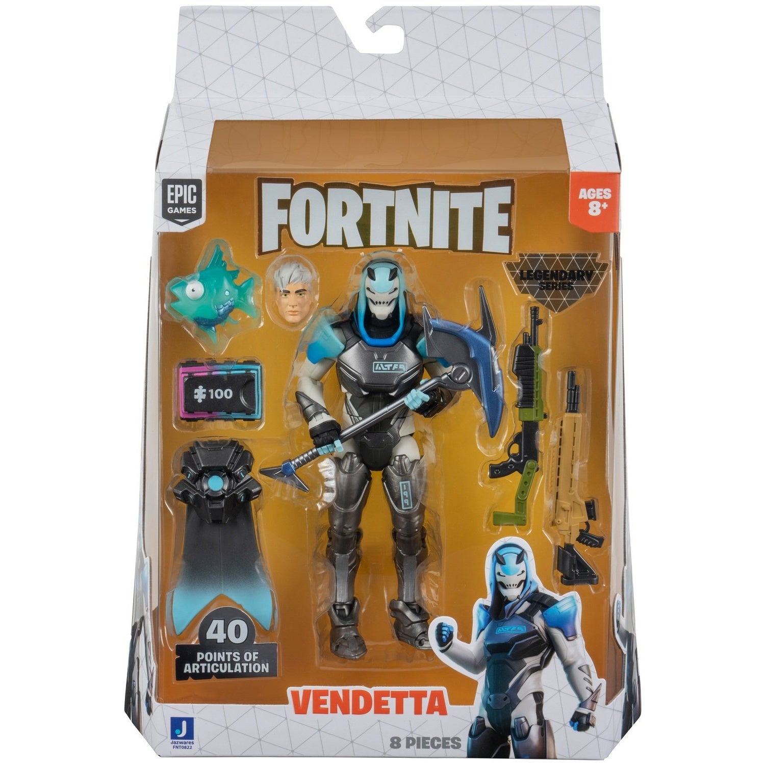 Fortnite Legendary Series: Vendetta 6" Action Figure with Accessories Toys & Games Jazwares