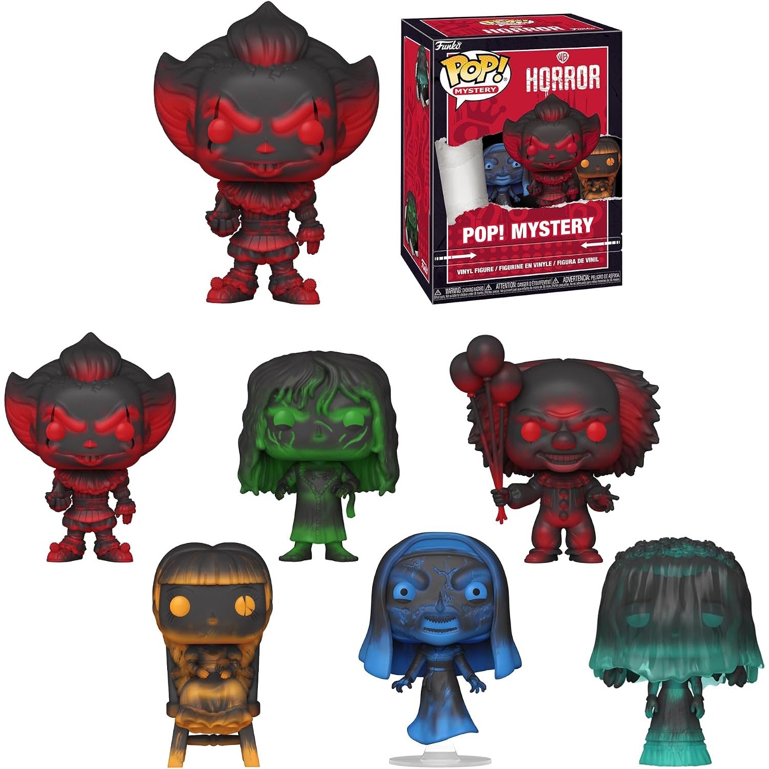Funko Pop! Mystery: Warner Bros. Horror Blind Box - 1 Random Funko Toys & Games Funko