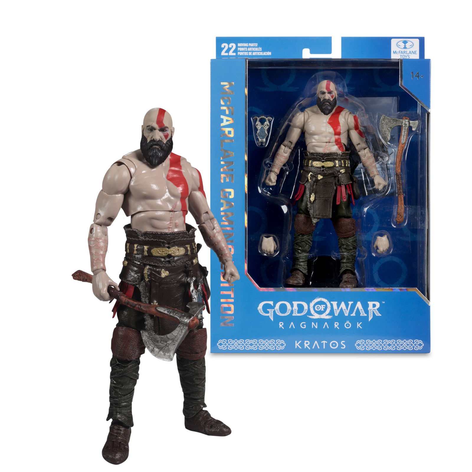God of War: Kratos (God of War Ragnarok) 7" Deluxe Action Figure Toys & Games McFarlane Toys