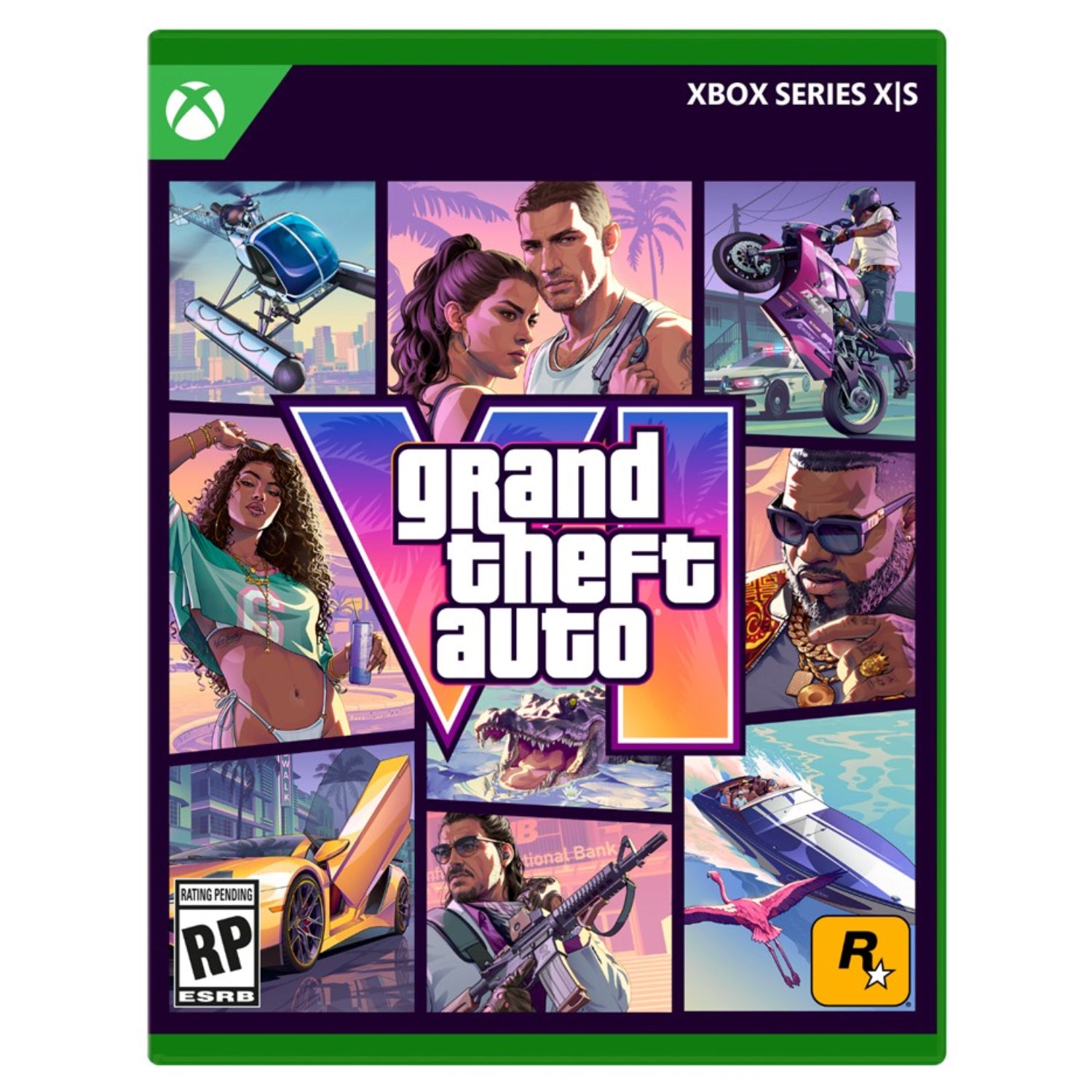 Grand Theft Auto VI [Code in Box] [Xbox One Series X & S] Xbox One Video Game Rockstar Games