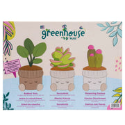 Greenhouse by Russ: Potted Plant - Rubber Tree, Succulent & Flowering Cactus Plush Set Plushies Russ