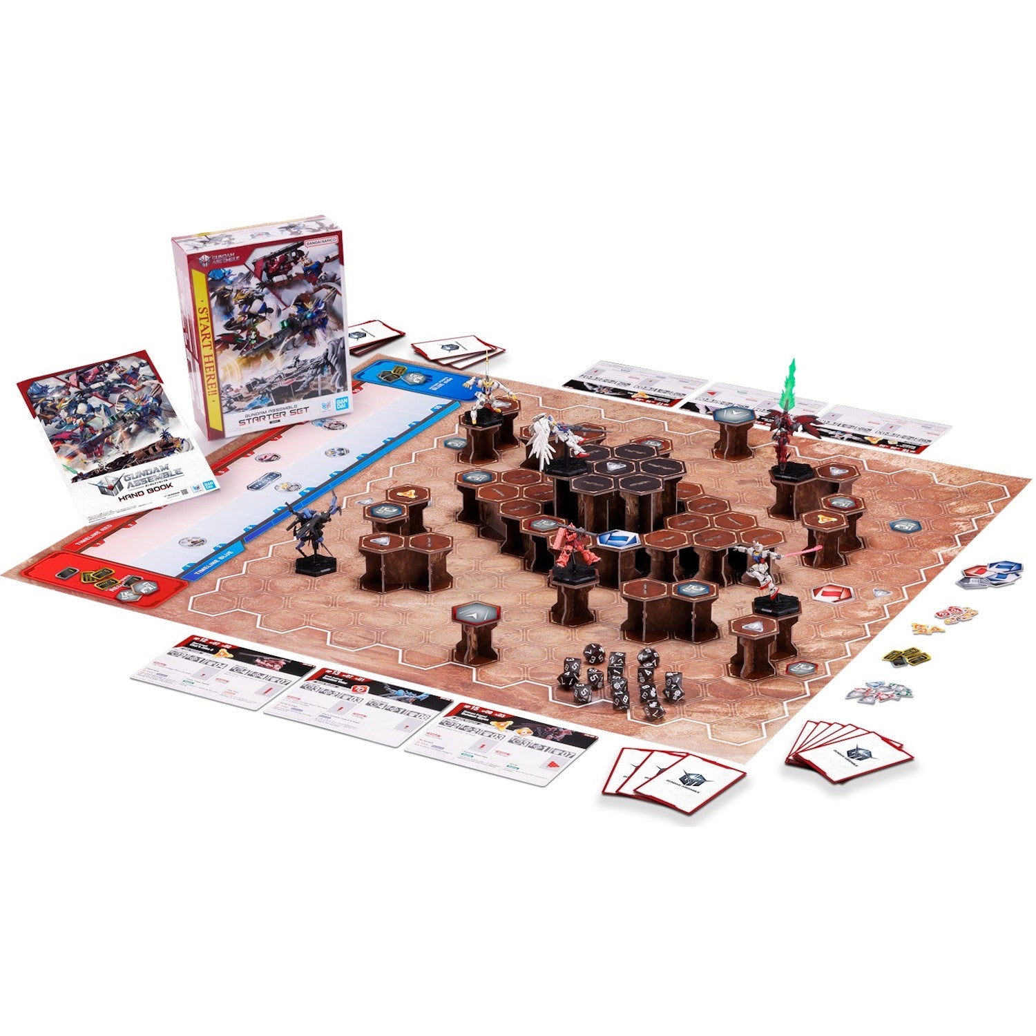 Gundam Assemble: Starter Set 01 [ST01] Board Game Bandai Namco
