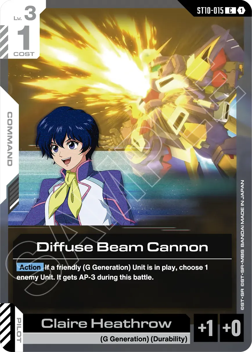 Gundam CG: Generation Eternal: Generation Pulse Starter Deck [ST-10] Card Game Bandai Namco
