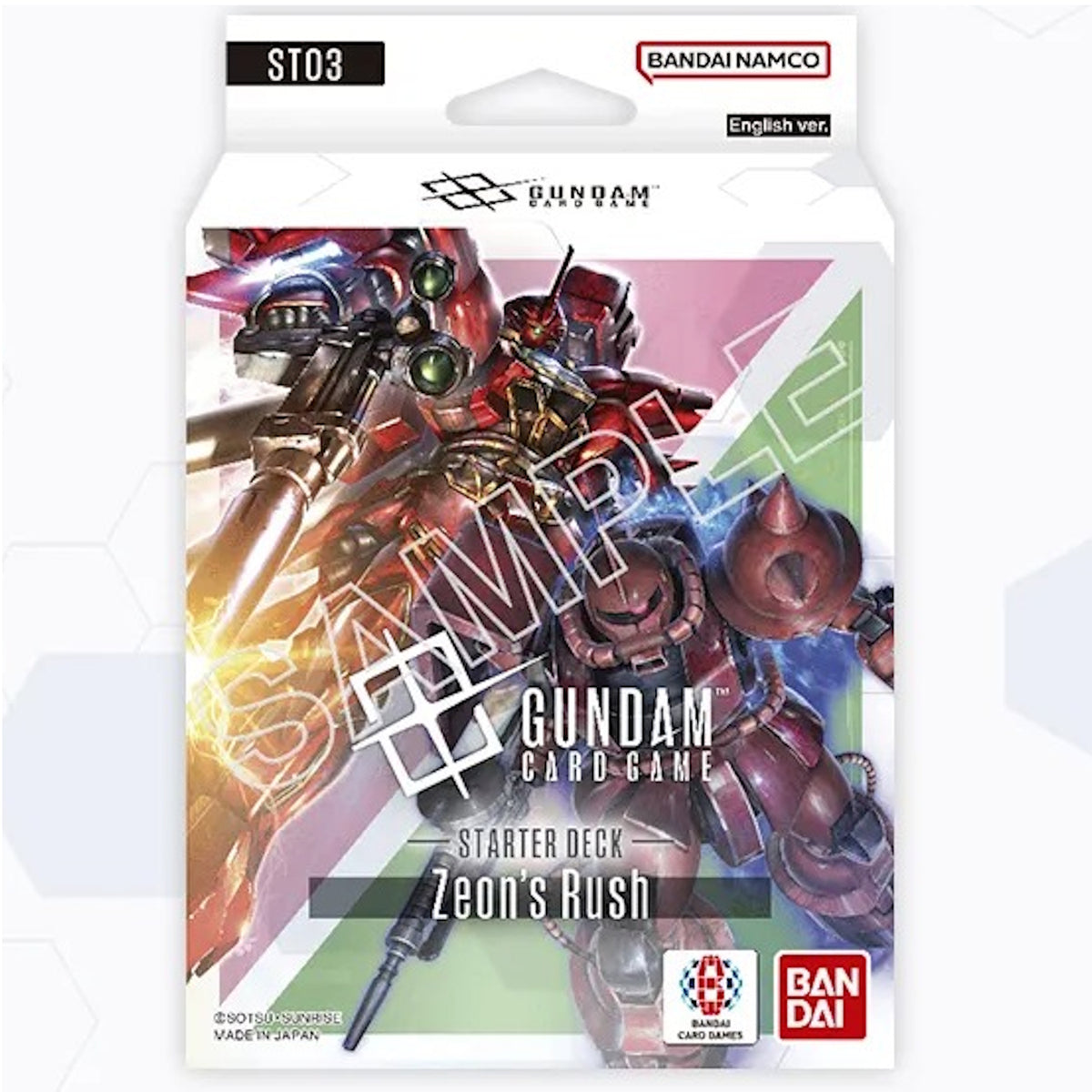 Gundam CG: Gundam Assemble - Zeon's Rush Starter Set Special Edition [ST-03A] Card Game Bandai Namco
