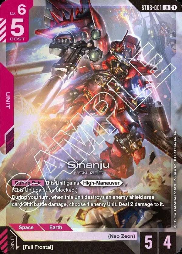 Gundam CG: Gundam Assemble - Zeon's Rush Starter Set Special Edition [ST-03A] Card Game Bandai Namco