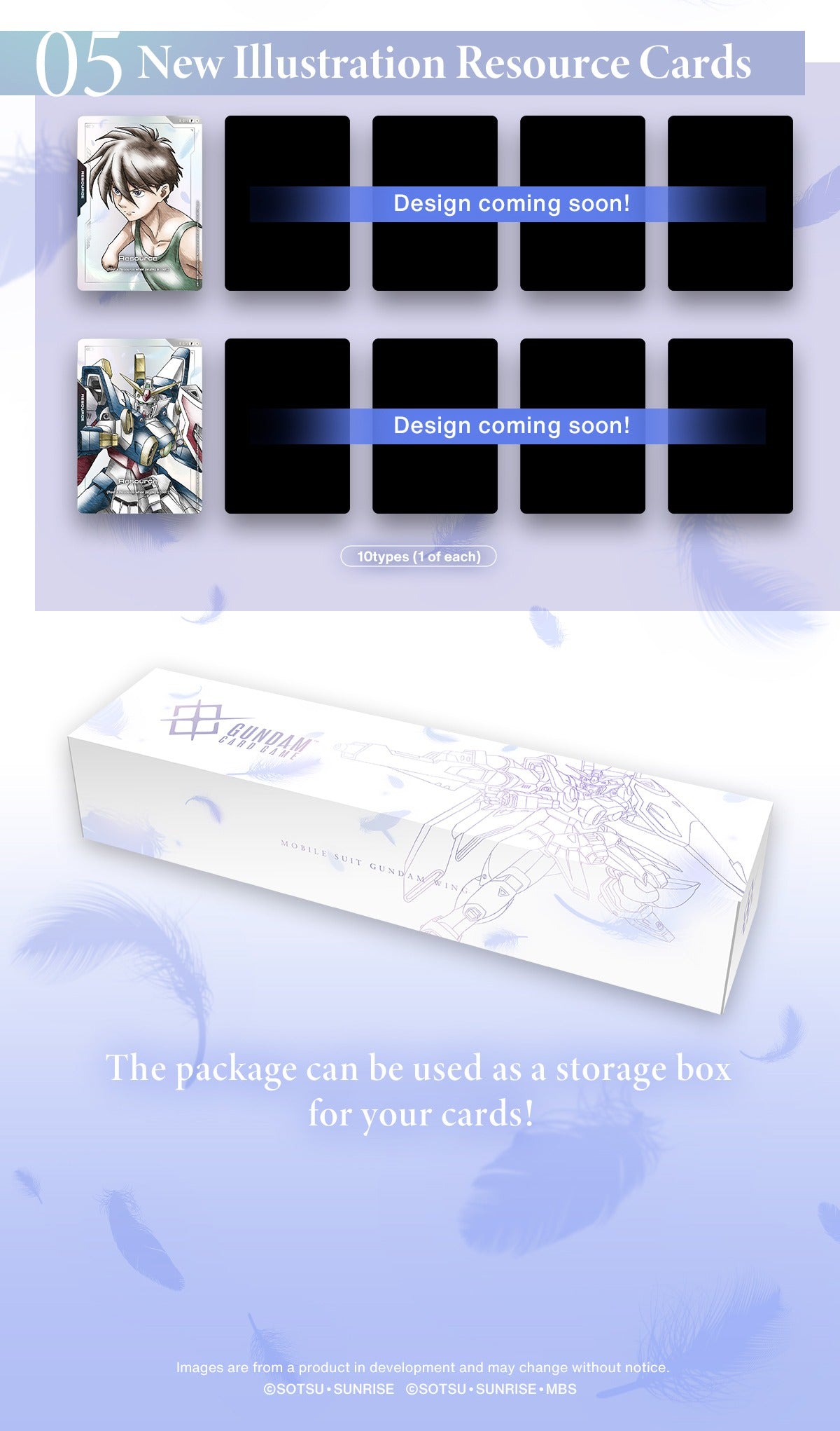 Gundam CG: Premium Accessory Set - Mobile Suit Gundam Wing [PB-01] Card Game Accessories Bandai Namco
