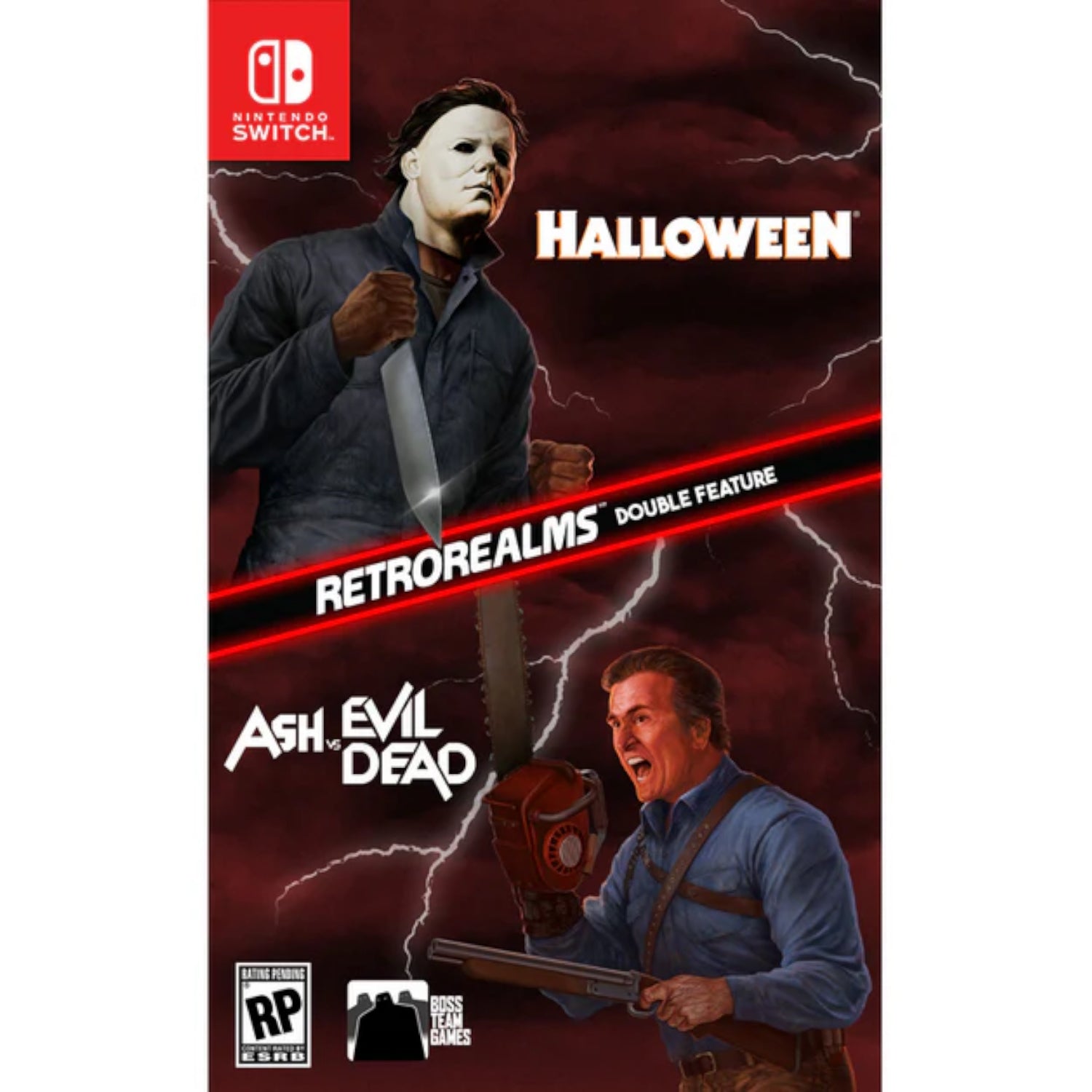 Halloween and Ash vs. Evil Dead Retrorealms Double Feature [Nintendo Switch] Nintendo Switch Video Game Nighthawk Interactive   