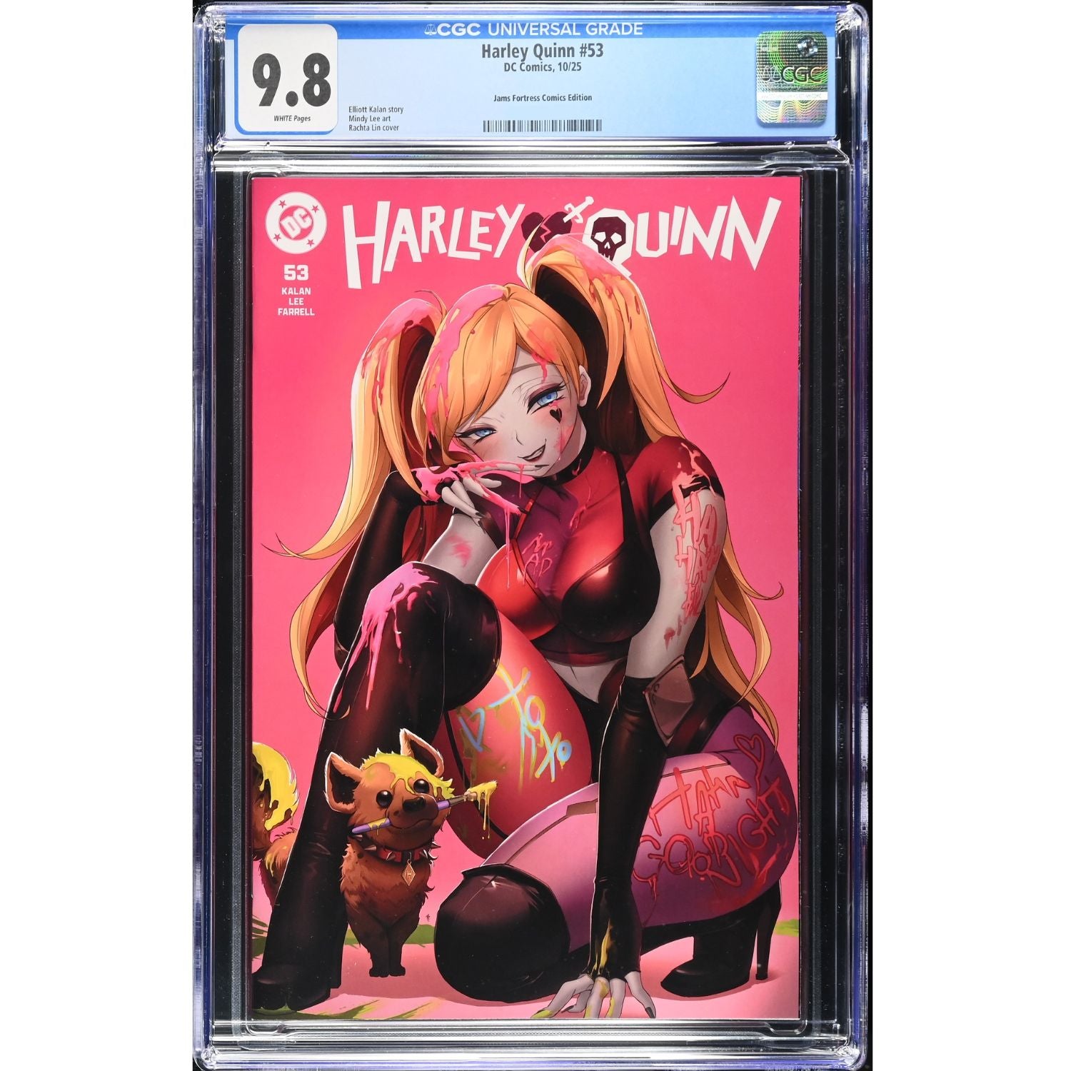 Harley Quinn: #53 [Rachta Lin CGC 9.8 Jams Fortress LACC CVR] 2025 Comics DC Comics